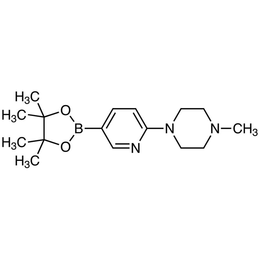 1-Methyl-4-[5-(4,4,5,5-tetramethyl-1,3,2-dioxaborolan-2-yl)pyridin-2-yl]piperazine&gt;98.0%(GC)(T)1g