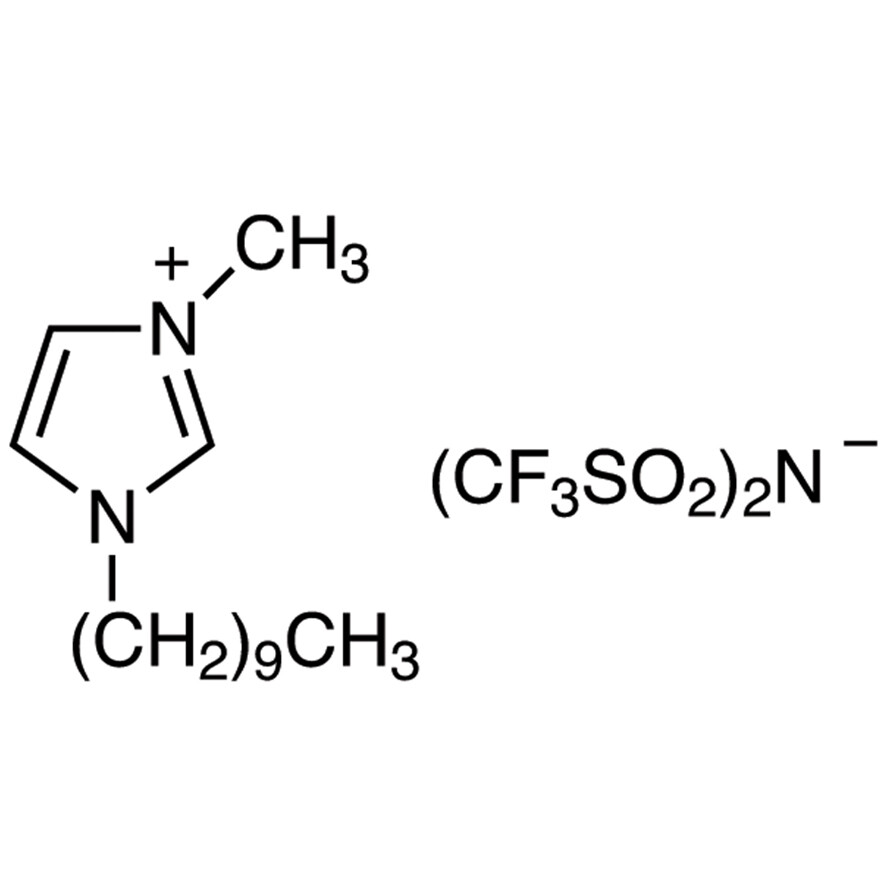 1-Decyl-3-methylimidazolium Bis(trifluoromethanesulfonyl)imide>98.0%(HPLC)(T)25g