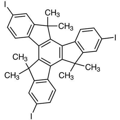 10,15-Dihydro-2,7,12-triiodo-5,5,10,10,15,15-hexamethyl-5H-tribenzo[a,f,k]trindene&gt;97.0%(HPLC)200mg