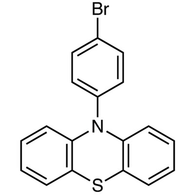10-(4-Bromophenyl)phenothiazine (contains 10% 10-(4-Iodophenyl)phenothiazine at maximum)&gt;90.0%(GC)1g