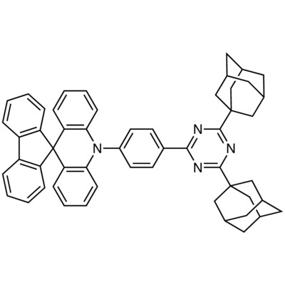 10-[4-[4,6-Di(1-adamantyl)-1,3,5-triazin-2-yl]phenyl]-10H-spiro[acridine-9,9&#39;-fluorene] (purified by sublimation)&gt;99.0%(HPLC)200mg