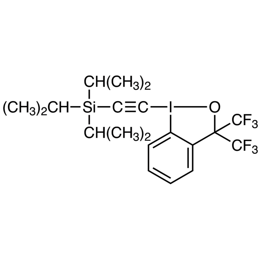 1-[2-(Triisopropylsilyl)ethynyl]-3,3-bis(trifluoromethyl)-1,2-benziodoxole>98.0%(HPLC)200mg
