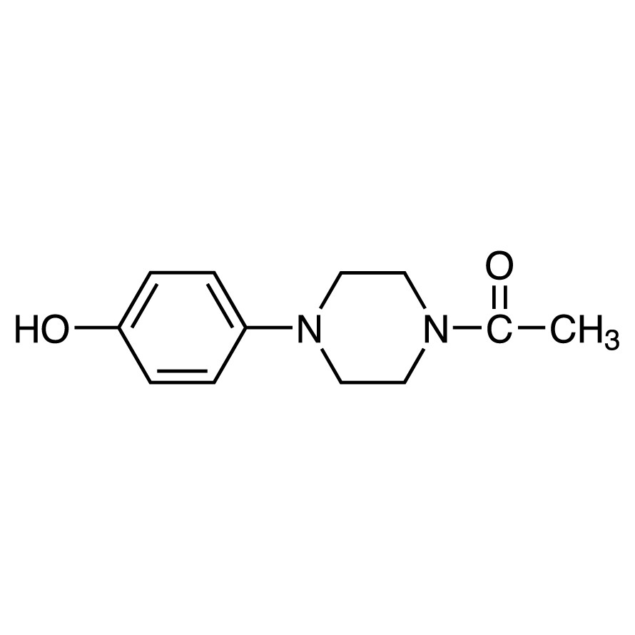 1-Acetyl-4-(4-hydroxyphenyl)piperazine&gt;98.0%(GC)(T)25g
