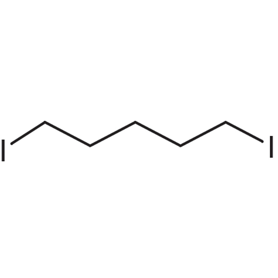 1,5-Diiodopentane (stabilized with Copper chip)&gt;98.0%(GC)25g