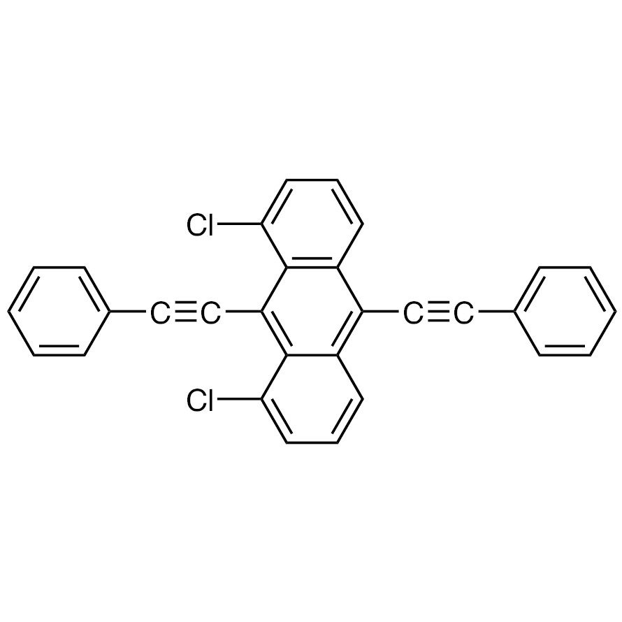 1,8-Dichloro-9,10-bis(phenylethynyl)anthracene>95.0%(HPLC)(T)1g