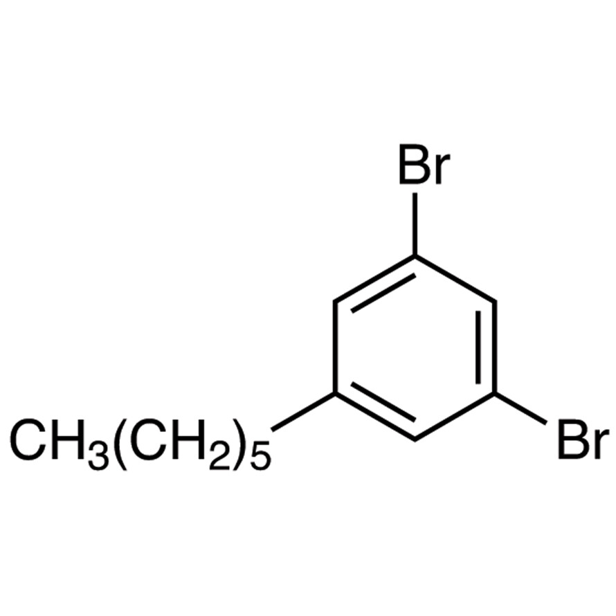 1,3-Dibromo-5-hexylbenzene>95.0%(GC)1g