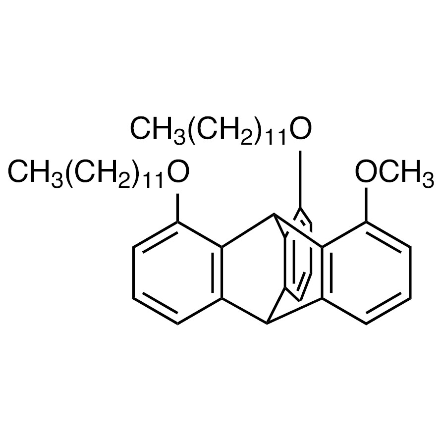 1,8-Didodecyloxy-13-methoxytriptycene&gt;95.0%(HPLC)100mg