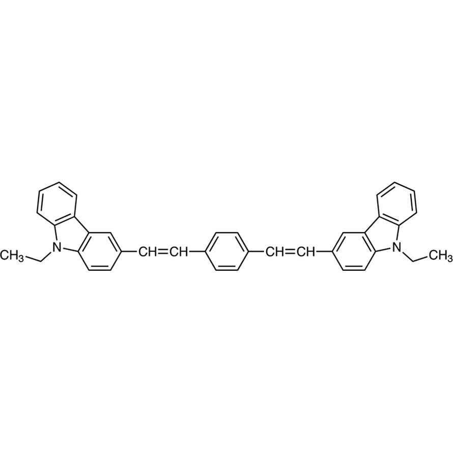 1,4-Bis[2-(9-ethylcarbazol-3-yl)vinyl]benzene&gt;98.0%(HPLC)(N)200mg