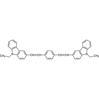 1,4-Bis[2-(9-ethylcarbazol-3-yl)vinyl]benzene&gt;98.0%(HPLC)(N)200mg