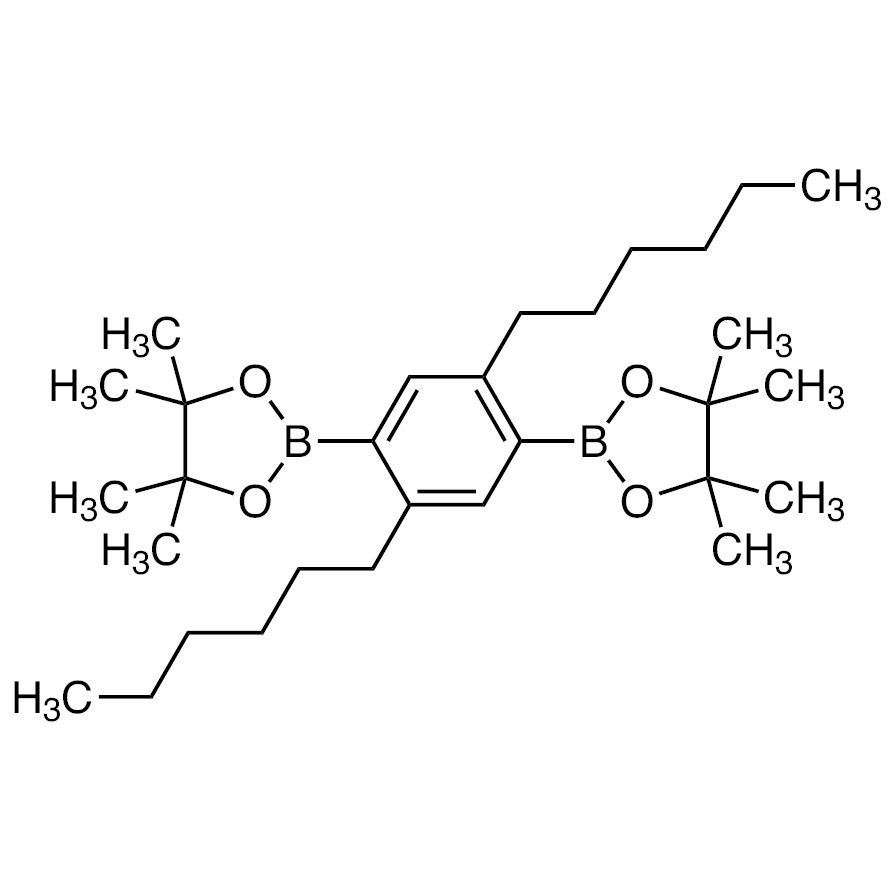 1,4-Bis(4,4,5,5-tetramethyl-1,3,2-dioxaborolan-2-yl)-2,5-dihexylbenzene&gt;98.0%(GC)1g