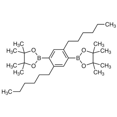 1,4-Bis(4,4,5,5-tetramethyl-1,3,2-dioxaborolan-2-yl)-2,5-dihexylbenzene&gt;98.0%(GC)1g