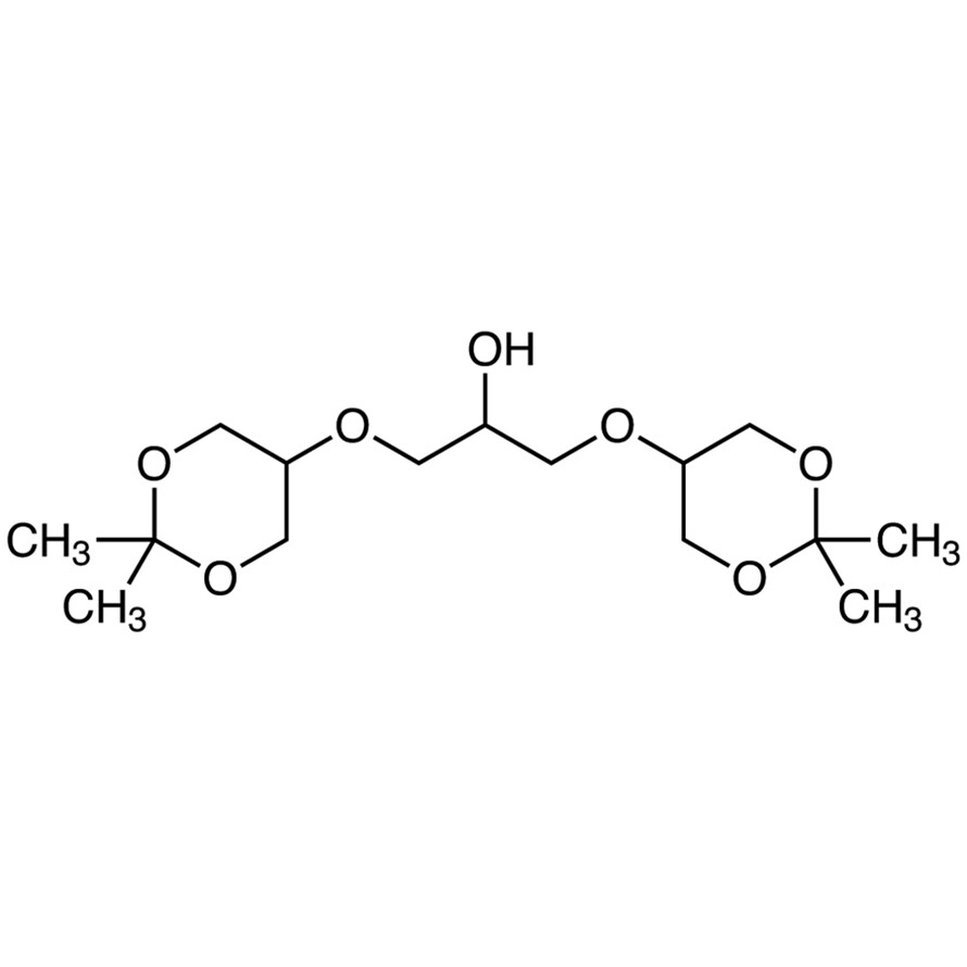 1,3-Bis[(2,2-dimethyl-1,3-dioxan-5-yl)oxy]-2-propanol&gt;98.0%(GC)100mg