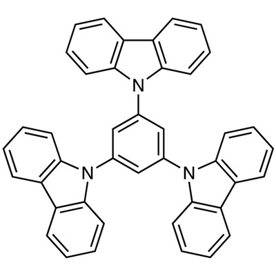 1,3,5-Tri(9H-carbazol-9-yl)benzene (purified by sublimation)&gt;98.0%(HPLC)1g