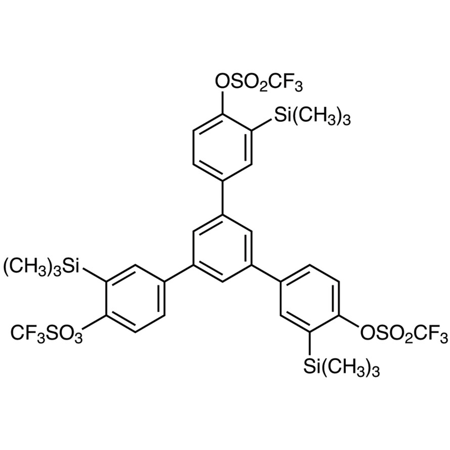 1,3,5-Tris[4-(trifluoromethanesulfonyloxy)-3-(trimethylsilyl)phenyl]benzene&gt;92.0%(HPLC)1g