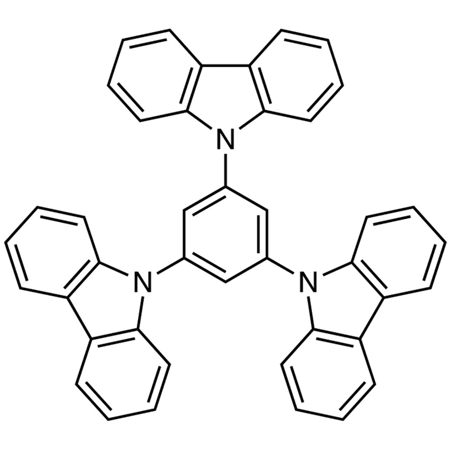 1,3,5-Tri(9H-carbazol-9-yl)benzene (purified by sublimation)&gt;98.0%(HPLC)5g