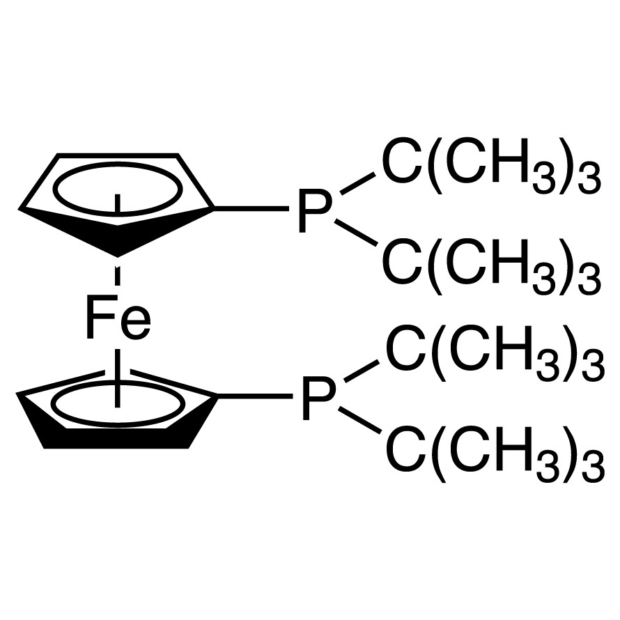 1,1&#39;-Bis(di-tert-butylphosphino)ferrocene&gt;95.0%(T)1g