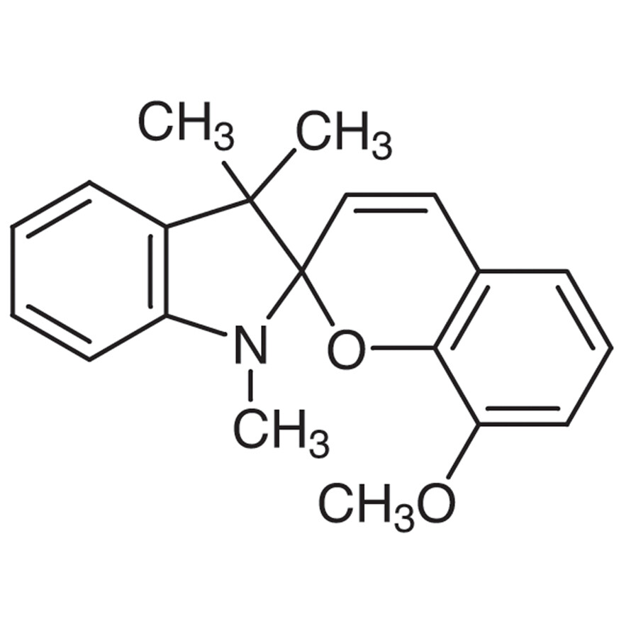 1,3,3-Trimethylindolino-8&#39;-methoxybenzopyrylospiran&gt;98.0%(GC)(T)25g