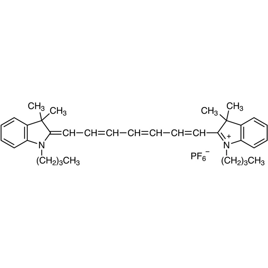 1,1&#39;-Dibutyl-3,3,3&#39;,3&#39;-tetramethylindotricarbocyanine Hexafluorophosphate&gt;98.0%(HPLC)1g