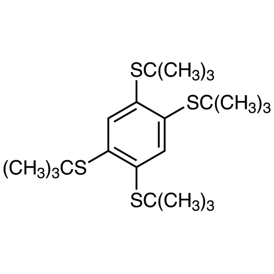 1,2,4,5-Tetrakis(tert-butylthio)benzene&gt;98.0%(GC)1g