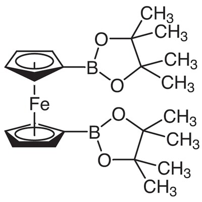 1,1&#39;-Bis(4,4,5,5-tetramethyl-1,3,2-dioxaborolan-2-yl)ferrocene&gt;98.0%(GC)(T)1g