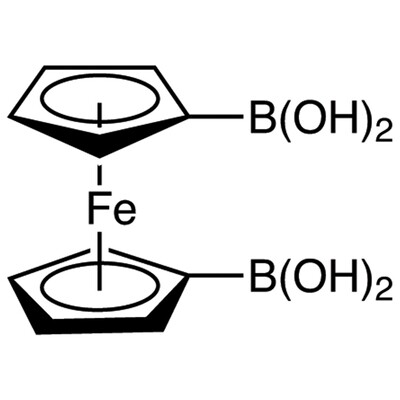 1,1&#39;-Ferrocenediboronic Acid (contains varying amounts of Anhydride)&gt;95.0%(T)1g