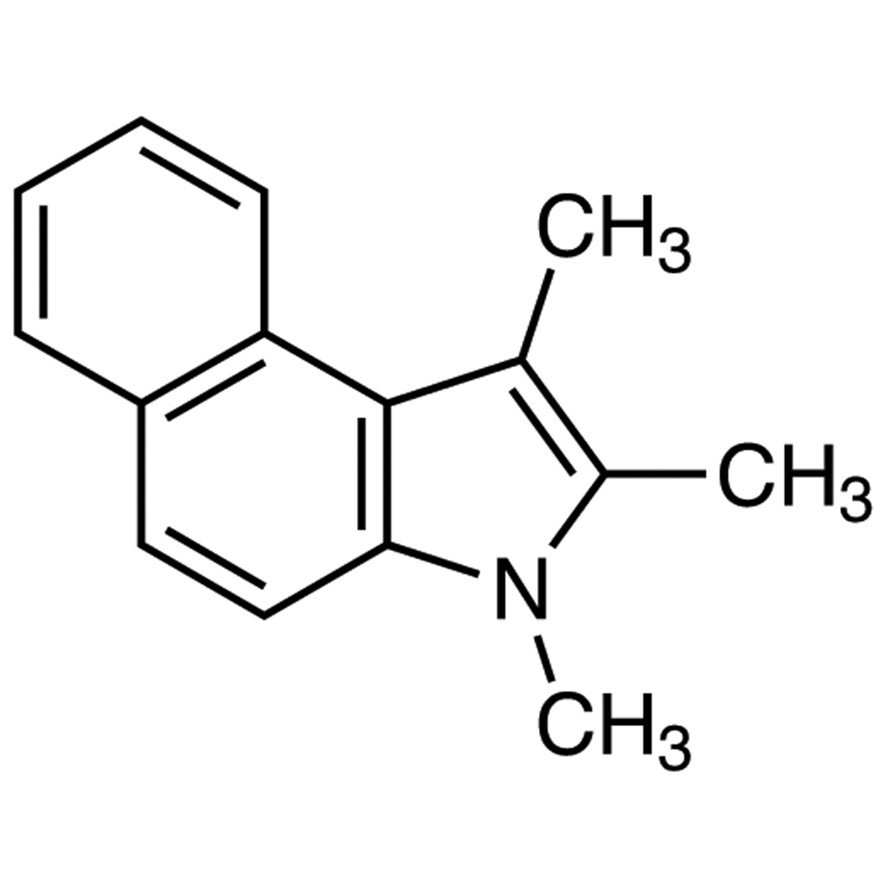 1,2,3-Trimethyl-3H-benzo[e]indole>98.0%(GC)5g