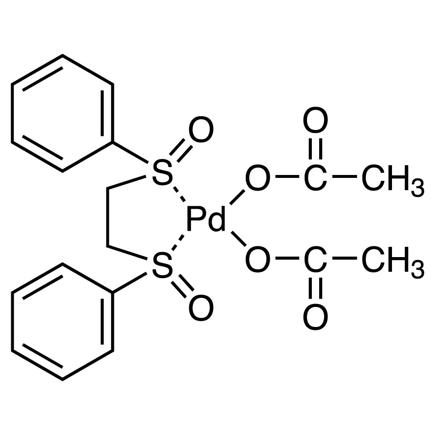 1,2-Bis(phenylsulfinyl)ethane Palladium(II) Diacetate&gt;96.0%(T)200mg