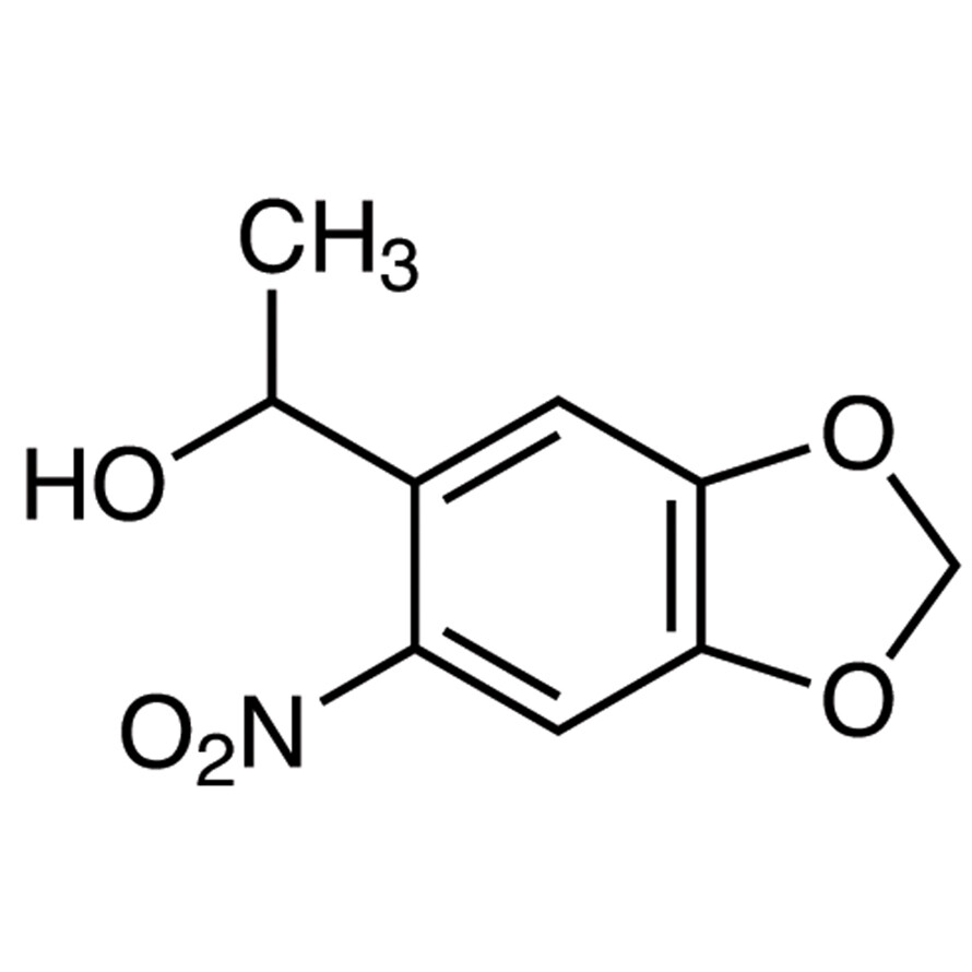 1-(6-Nitro-1,3-benzodioxol-5-yl)ethanol>98.0%(GC)1g