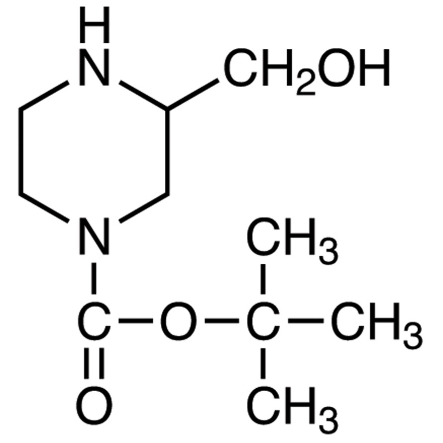 1-(tert-Butoxycarbonyl)-3-(hydroxymethyl)piperazine&gt;98.0%(GC)(T)200mg