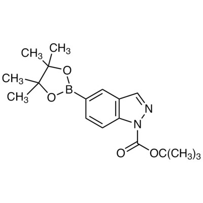 1-(tert-Butoxycarbonyl)-5-(4,4,5,5-tetramethyl-[1,3,2]dioxaborolan-2-yl)indazole&gt;98.0%(GC)(T)200mg