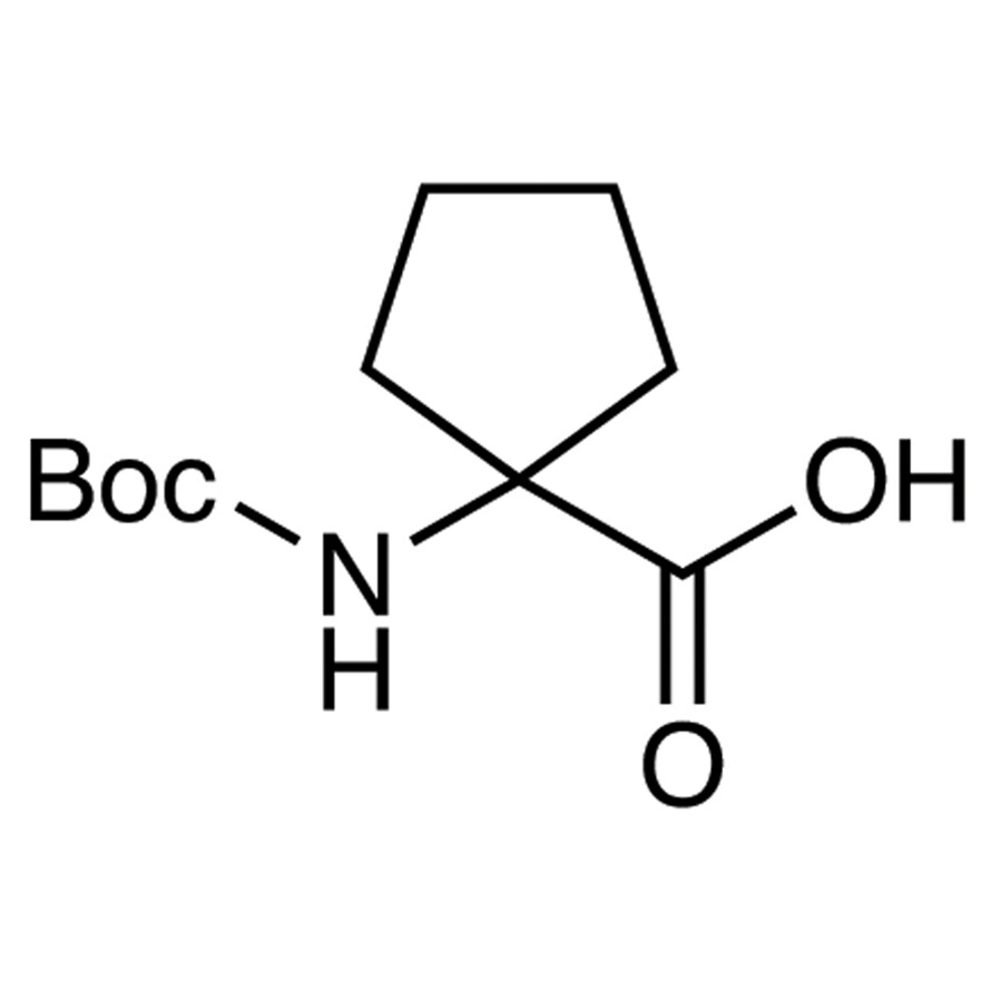 1-(tert-Butoxycarbonylamino)cyclopentanecarboxylic Acid&gt;98.0%(GC)(T)1g