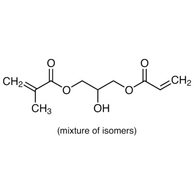 1-(Acryloyloxy)-3-(methacryloyloxy)-2-propanol (mixture of isomers) (stabilized with MEHQ)&gt;80.0%(GC)25g