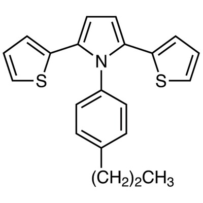 1-(4-Propylphenyl)-2,5-di(2-thienyl)-1H-pyrrole&gt;98.0%(GC)200mg