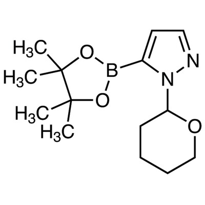 1-(Tetrahydropyran-2-yl)-5-(4,4,5,5-tetramethyl-1,3,2-dioxaborolan-2-yl)pyrazole&gt;98.0%(GC)(T)5g