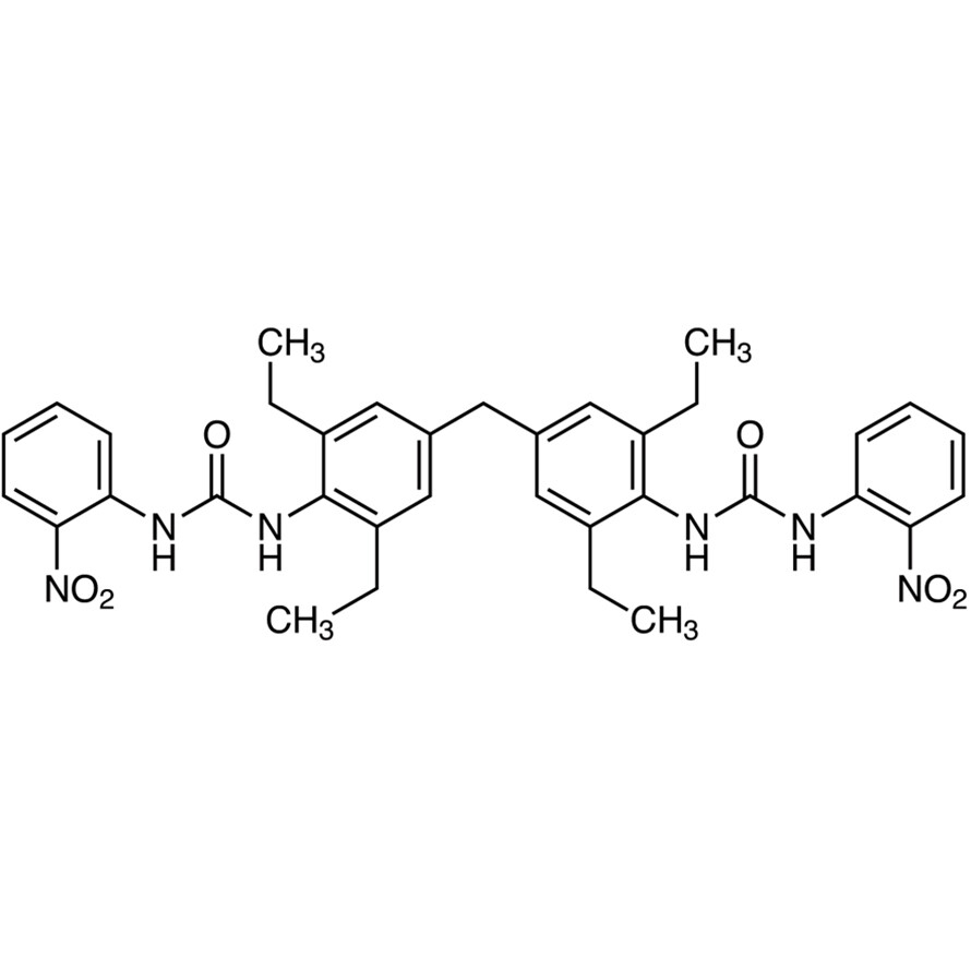 1,1'-[Methylenebis(2,6-diethyl-4,1-phenylene)]bis[3-(2-nitrophenyl)urea]>98.0%(HPLC)(N)1g