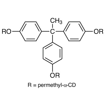 1,1,1-Tris[4-(per-O-methyl-alpha-cyclodextrin-6-yloxy)phenyl]ethane10mg