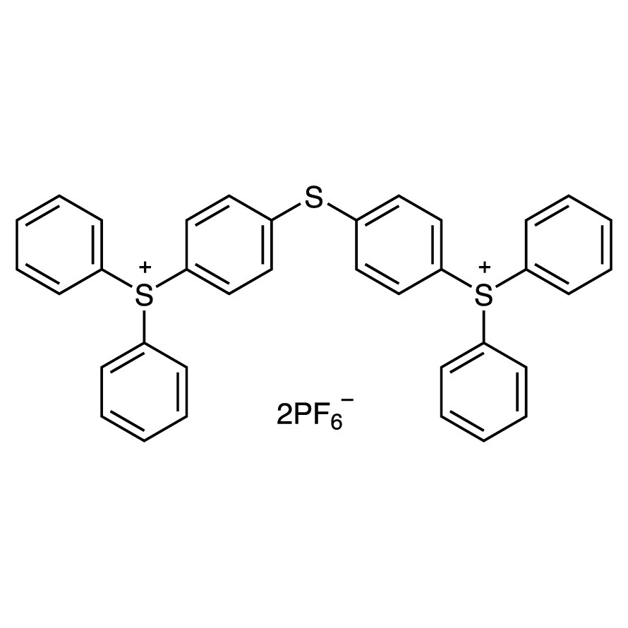 (Thiodi-4,1-phenylene)bis(diphenylsulfonium) Bis(hexafluorophosphate)&gt;80.0%(E)(T)25g