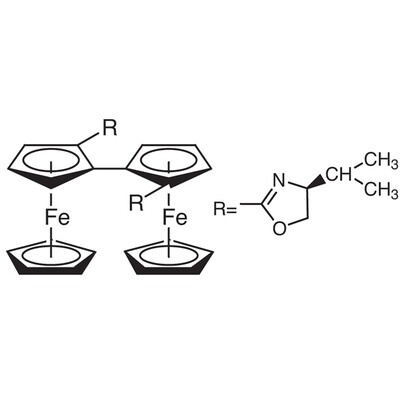 (S,S&#39;&#39;)-2,2&#39;&#39;-Bis[(S)-4-isopropyloxazolin-2-yl]-1,1&#39;&#39;-biferrocene&gt;98.0%(T)500mg