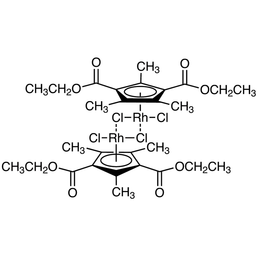 [1,3-Bis(ethoxycarbonyl)-2,4,5-trimethylcyclopentadien-1-yl]rhodium(III) Dichloride Dimer&gt;95.0%(T)200mg