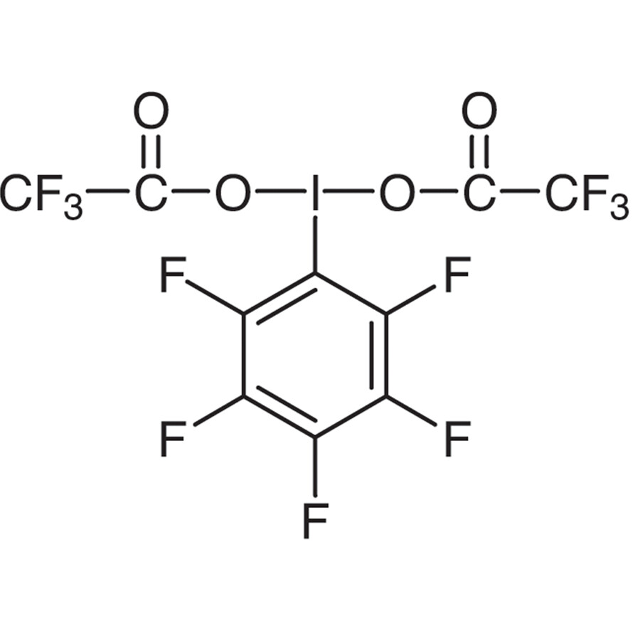 [Bis(trifluoroacetoxy)iodo]pentafluorobenzene>97.0%(T)5g