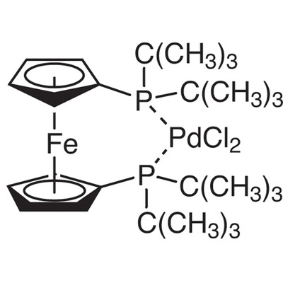 [1,1&#39;-Bis(di-tert-butylphosphino)ferrocene]palladium(II) Dichloride&gt;98.0%(T)1g