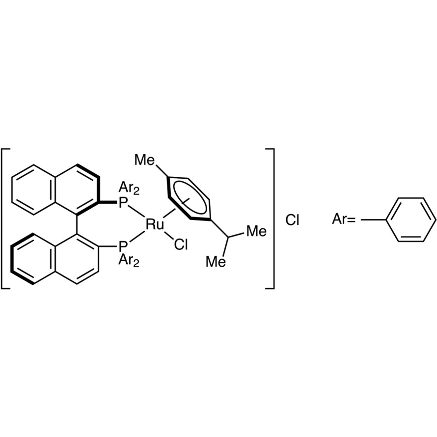 [RuCl(p-cymene)((R)-binap)]Cl>90.0%(HPLC)200mg