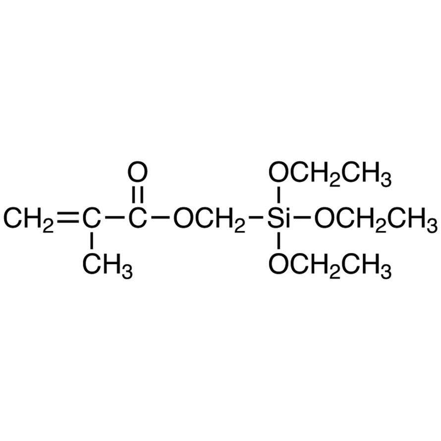 (Triethoxysilyl)methyl Methacrylate (stabilized with MEHQ)&gt;97.0%(GC)25g