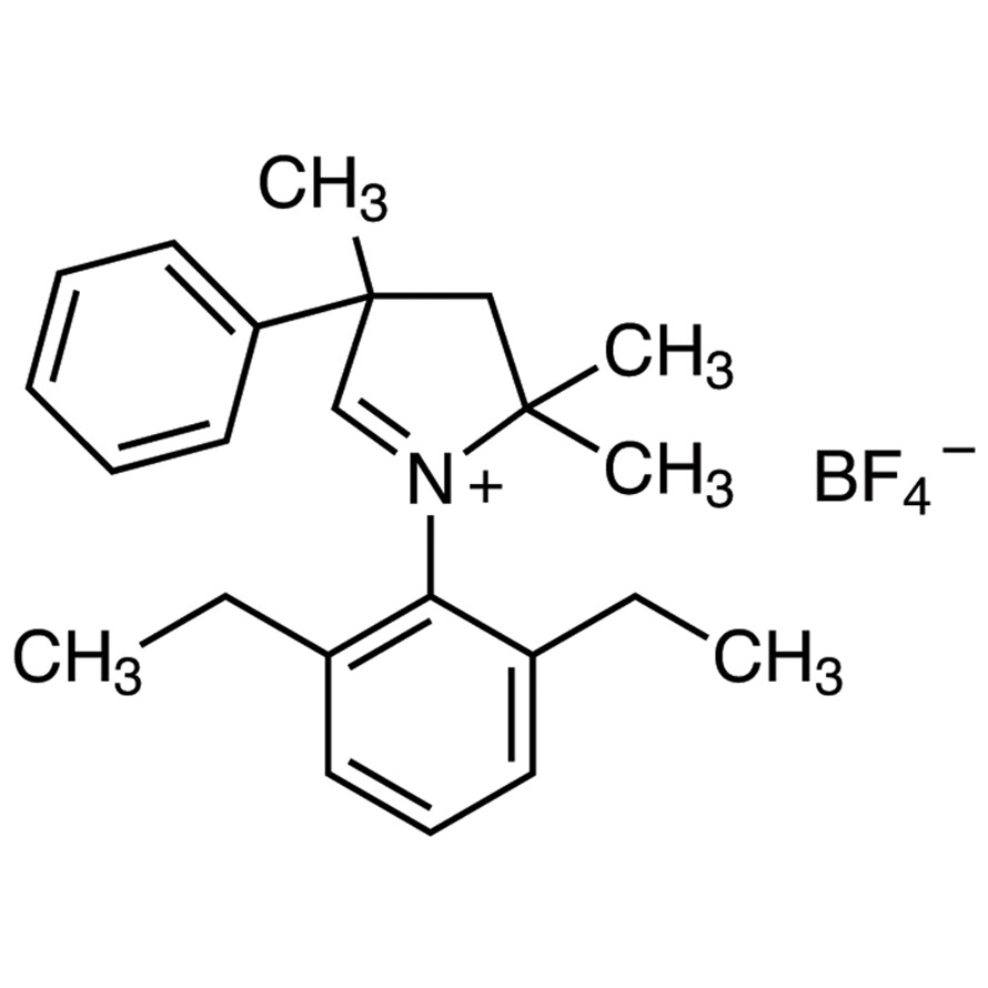 1-(2,6-Diethylphenyl)-2,2,4-trimethyl-4-phenyl-3,4-dihydro-2H-pyrrol-1-ium Tetrafluoroborate&gt;98.0%(HPLC)5g