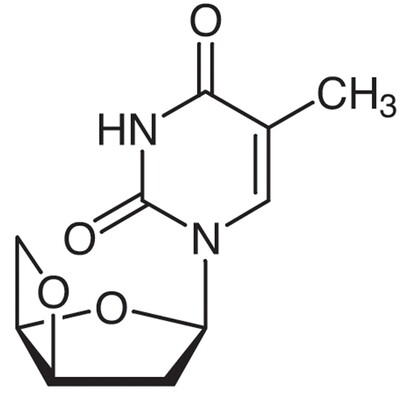1-(3,5-Anhydro-2-deoxy-beta-D-threo-pentofuranosyl)thymine&gt;98.0%(HPLC)(T)25g