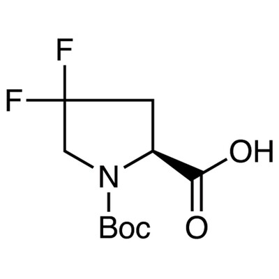 (S)-1-(tert-Butoxycarbonyl)-4,4-difluoro-2-pyrrolidinecarboxylic Acid&gt;98.0%(GC)(T)1g