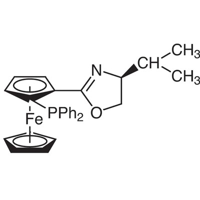 (S)-1-(Diphenylphosphino)-2-[(S)-4-isopropyloxazolin-2-yl]ferrocene&gt;97.0%(GC)(T)200mg