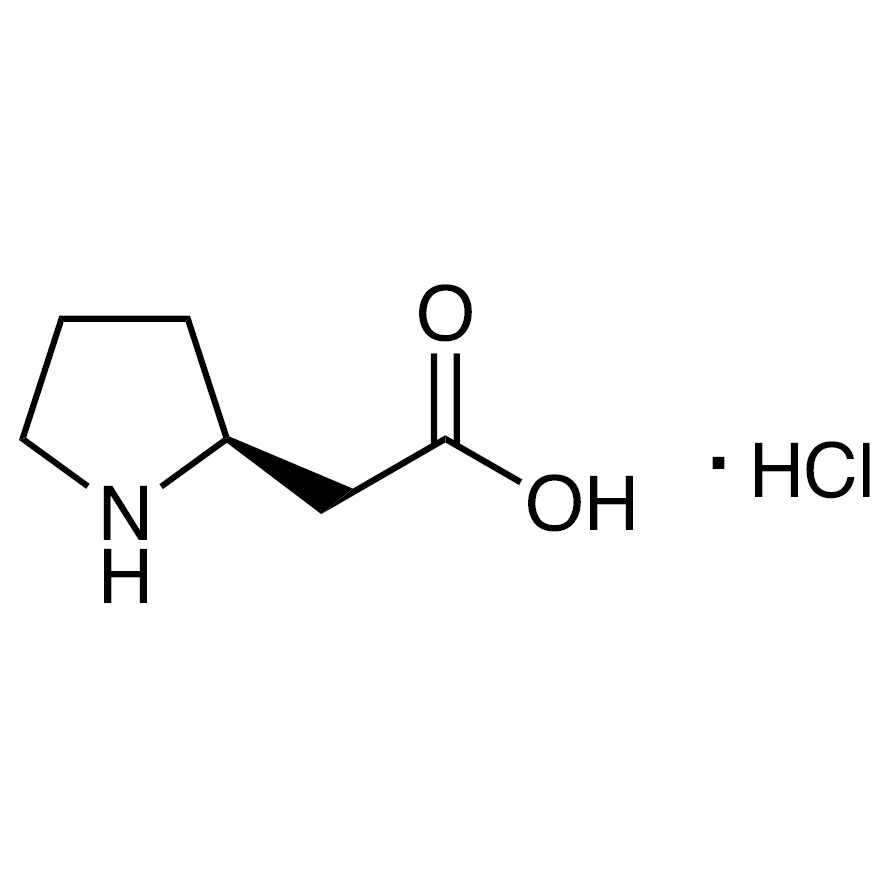 (S)-2-(Pyrrolidin-2-yl)acetic Acid Hydrochloride>98.0%(T)250mg
