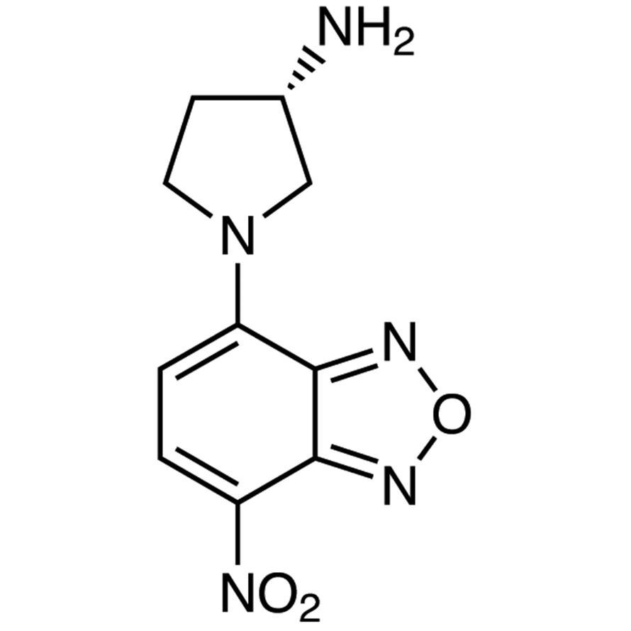(S)-(+)-NBD-APy [=(S)-(+)-4-Nitro-7-(3-aminopyrrolidin-1-yl)-2,1,3-benzoxadiazole] [HPLC Labeling Reagent for e.e. Determination]100mg