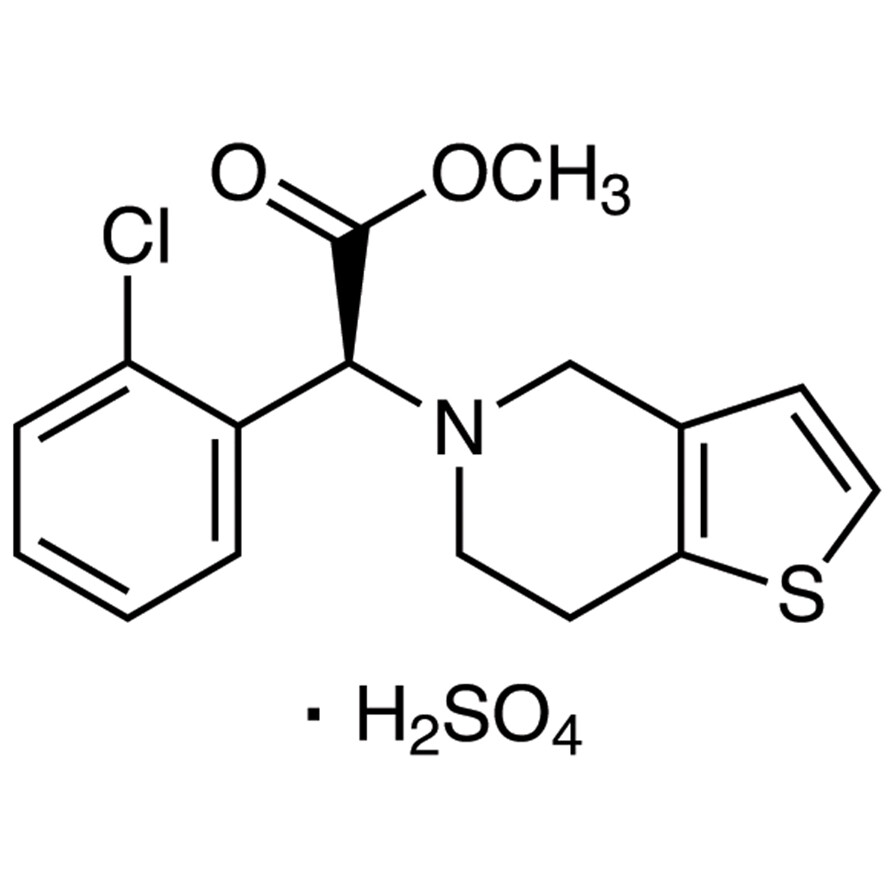 (S)-(+)-Clopidogrel Sulfate>98.0%(HPLC)(N)1g